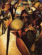 August Macke Indianer oil painting